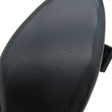 サルヴァトーレ・フェラガモ Salvatore Ferragamo ヴァラ リボン ブラック レザー 3 1/2 パンプス ブラック金具 黒