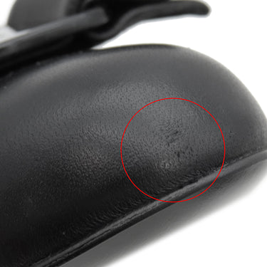 サルヴァトーレ・フェラガモ Salvatore Ferragamo ヴァラ リボン ブラック レザー 3 1/2 パンプス ブラック金具 黒