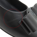 サルヴァトーレ・フェラガモ Salvatore Ferragamo ヴァラ リボン ブラック レザー 3 1/2 パンプス ブラック金具 黒