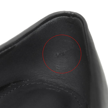 サルヴァトーレ・フェラガモ Salvatore Ferragamo ヴァラ リボン ブラック レザー 3 1/2 パンプス ブラック金具 黒