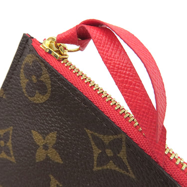 ルイヴィトン LOUIS VUITTON ポシェット フェリシー モノグラム モノグラムキャンバス チェーンウォレット ゴールド金具 ヴィヴィエンヌ チェーンショルダー 茶 赤