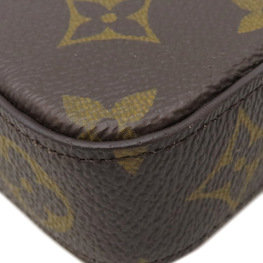 ルイヴィトン LOUIS VUITTON ポシェット フェリシー モノグラム モノグラムキャンバス チェーンウォレット ゴールド金具 ヴィヴィエンヌ チェーンショルダー 茶 赤