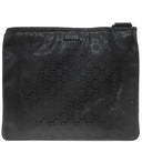 グッチ GUCCI GGインプリメ ショルダーバッグ 201446 ブラック PVC ショルダーバッグ シルバー金具 黒