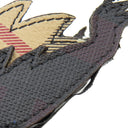 バーバリー BURBERRY ビースト コレクション ネイビー×ブラウン×マルチカラー レザー バッグチャーム シルバー金具 紺 茶 バーバリーチェック