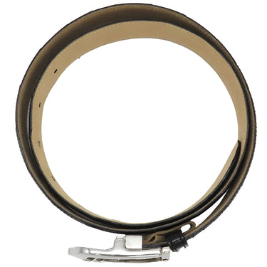 カルティエ Cartier アロンジェ ブラック アリゲーター ベルト シルバー金具 黒