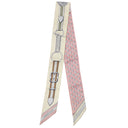 エルメス HERMES ツイリー ジョーヌペール×ローズプードル×グリスパール シルク スカーフ 新品 未使用 【GRAND TRALALA/グラントゥラララ】