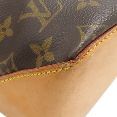 ルイヴィトン LOUIS VUITTON カバ ピアノ M51148 モノグラム モノグラムキャンバス トートバッグ ゴールド金具 茶 ショルダー