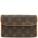 ルイヴィトン LOUIS VUITTON ポシェット フロランティーヌ M51855 モノグラム モノグラムキャンバス ウエストバッグ ゴールド金具 茶 ウエストポーチ ベルトバッグ