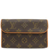 ルイヴィトン LOUIS VUITTON ポシェット フロランティーヌ M51855 モノグラム モノグラムキャンバス ウエストバッグ ゴールド金具 茶 ウエストポーチ ベルトバッグ