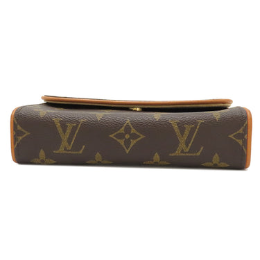 ルイヴィトン LOUIS VUITTON ポシェット フロランティーヌ M51855 モノグラム モノグラムキャンバス ウエストバッグ ゴールド金具 茶 ウエストポーチ ベルトバッグ