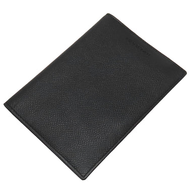 ブルガリ BVLGARI クラシコ ブラック レザー 手帳カバー 黒 パスポートカバー