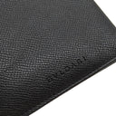 ブルガリ BVLGARI クラシコ ブラック レザー 手帳カバー 黒 パスポートカバー