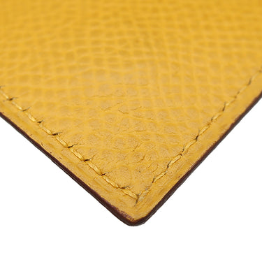 エルメス HERMES セリエ 4連キーケース イエロー系 クシュベル キーケース ゴールド金具 黄色