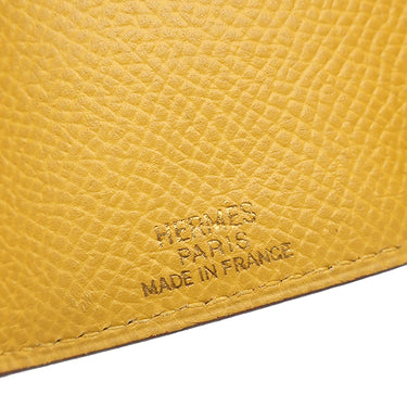 エルメス HERMES セリエ 4連キーケース イエロー系 クシュベル キーケース ゴールド金具 黄色