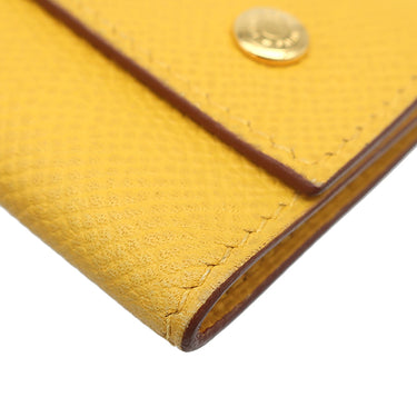 エルメス HERMES セリエ 4連キーケース イエロー系 クシュベル キーケース ゴールド金具 黄色