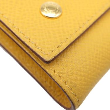 エルメス HERMES セリエ 4連キーケース イエロー系 クシュベル キーケース ゴールド金具 黄色