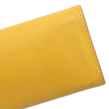 エルメス HERMES セリエ 4連キーケース イエロー系 クシュベル キーケース ゴールド金具 黄色