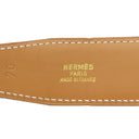 エルメス HERMES コンスタンスH ＃70 ブラック×ゴールド ボックスカーフ #70 ベルト シルバー金具 Hバックル 黒 茶