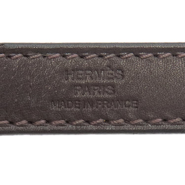 エルメス HERMES 犬用トリーツポーチ カーキ×フー コットンキャンバス レザー ポーチ シルバー金具 オレンジ ペット用品 お散歩バッグ