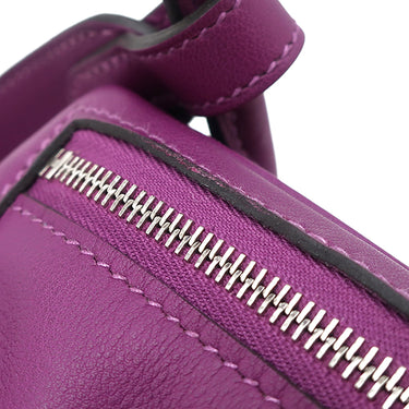 エルメス HERMES リンディ ミニ 20 アネモネ スイフト ショルダーバッグ シルバー金具 紫