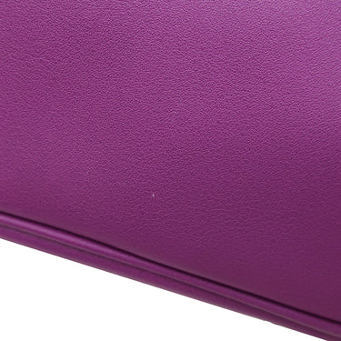 エルメス HERMES リンディ ミニ 20 アネモネ スイフト ショルダーバッグ シルバー金具 紫