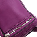 エルメス HERMES リンディ ミニ 20 アネモネ スイフト ショルダーバッグ シルバー金具 紫