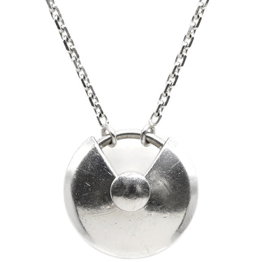 カルティエ Cartier アミュレット ドゥ カルティエ XS B3047300 ホワイトゴールド K18WG ダイヤモンド ネックレス 750 WG パヴェ ダイヤモンド