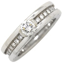 ブルガリ BVLGARI ビーゼロワン B-zero1 ソリテール リング ホワイトゴールド K18WG ダイヤモンド #49(JP9) リング 指輪 750 18金 9号