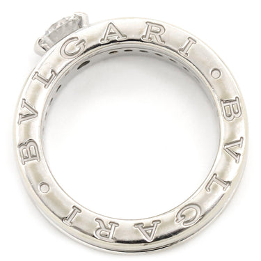 ブルガリ BVLGARI ビーゼロワン B-zero1 ソリテール リング ホワイトゴールド K18WG ダイヤモンド #49(JP9) リング 指輪 750 18金 9号