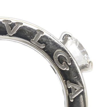 ブルガリ BVLGARI ビーゼロワン B-zero1 ソリテール リング ホワイトゴールド K18WG ダイヤモンド #49(JP9) リング 指輪 750 18金 9号
