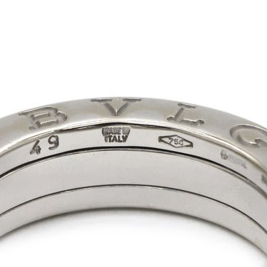 ブルガリ BVLGARI ビーゼロワン B-zero1 ソリテール リング ホワイトゴールド K18WG ダイヤモンド #49(JP9) リング 指輪 750 18金 9号