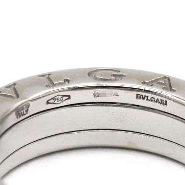 ブルガリ BVLGARI ビーゼロワン B-zero1 ソリテール リング ホワイトゴールド K18WG ダイヤモンド #49(JP9) リング 指輪 750 18金 9号