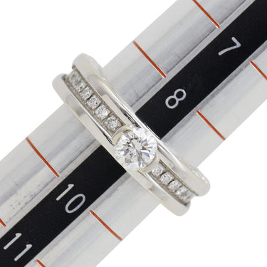 ブルガリ BVLGARI ビーゼロワン B-zero1 ソリテール リング ホワイトゴールド K18WG ダイヤモンド #49(JP9) リング 指輪 750 18金 9号