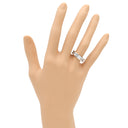 ブルガリ BVLGARI ビーゼロワン B-zero1 ソリテール リング ホワイトゴールド K18WG ダイヤモンド #49(JP9) リング 指輪 750 18金 9号