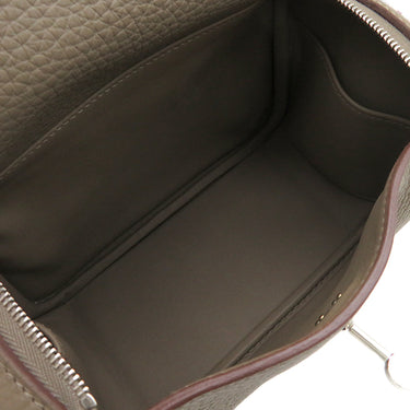 エルメス HERMES リンディ ミニ 20 マキシカドリーユ エトゥープ トリヨンクレマンス ショルダーバッグ シルバー金具 新品 未使用 グレージュ