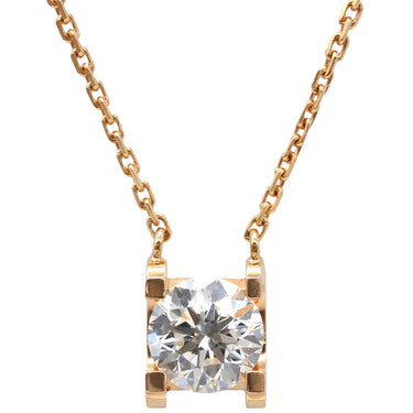 カルティエ Cartier C ドゥ カルティエ ネックレス N7413300 ホワイトゴールド K18PG ダイヤモンド ネックレス 750PG Au750 18金 1Pダイヤ