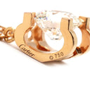 カルティエ Cartier C ドゥ カルティエ ネックレス N7413300 ホワイトゴールド K18PG ダイヤモンド ネックレス 750PG Au750 18金 1Pダイヤ