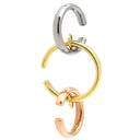 カルティエ Cartier トリニティ イヤーカフ ホワイトゴールド×イエローゴールド×ピンクゴールド K18WG K18YG K18PG イヤリング K18YG K18PG Trinity Au750 18K 18金 3色 3カラー 片耳用 イヤークリップ