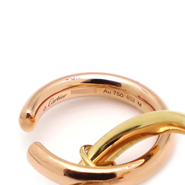 カルティエ Cartier トリニティ イヤーカフ ホワイトゴールド×イエローゴールド×ピンクゴールド K18WG K18YG K18PG イヤリング K18YG K18PG Trinity Au750 18K 18金 3色 3カラー 片耳用 イヤークリップ