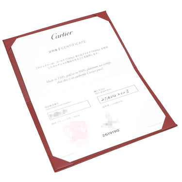 カルティエ Cartier トリニティ イヤーカフ ホワイトゴールド×イエローゴールド×ピンクゴールド K18WG K18YG K18PG イヤリング K18YG K18PG Trinity Au750 18K 18金 3色 3カラー 片耳用 イヤークリップ