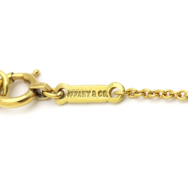 ティファニー Tiffany & Co バイザヤード シングルダイヤモンド ペンダント イエローゴールド K18YG ダイヤモンド ネックレス 750YG T&Co. 1石 エルサペレッティ