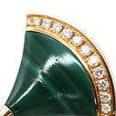 ブルガリ BVLGARI ディーヴァ ドリーム 351143 ピンクゴールド K18PG ダイヤモンド マラカイト ネックレス 緑 グリーン 750 18K 18金 RG