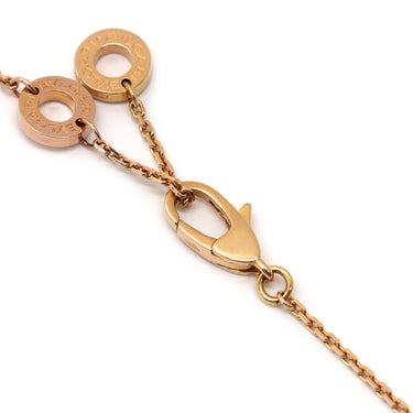 ブルガリ BVLGARI ディーヴァ ドリーム 351143 ピンクゴールド K18PG ダイヤモンド マラカイト ネックレス 緑 グリーン 750 18K 18金 RG