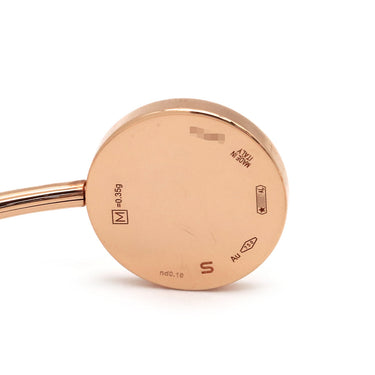 ブルガリ BVLGARI ブルガリブルガリ S ブラック×ピンクゴールド K18PG オニキス ダイヤモンド 14037 ブレスレット パヴェダイヤ オニキス 750 PG