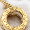 ブルガリ BVLGARI ビーゼロワン ネックレス 346082 ピンクゴールドXホワイト K18PG セラミック ネックレス B-zero1 ペンダント 18K 750PG 白