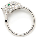 カルティエ Cartier パンテール ドゥ カルティエ ホワイトゴールド K18WG ダイヤモンド エメラルド オニキス #54 リング 指輪 パンサー 750 18K 13.5号
