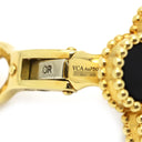 ヴァンクリーフアーペル Van Cleef & Arpels ヴィンテージ アルハンブラ VCARA44200 ブラック×イエローゴールド K18YG オニキス ピアス 黒 750YG 18K
