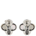 ヴァンクリーフアーペル Van Cleef & Arpels ビンテージ アルハンブラ VCARF48600 パールホワイトXホワイトゴールド K18WG マザーオブパール ピアス 750WG 18K