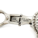 ヴァンクリーフアーペル Van Cleef & Arpels ビンテージ アルハンブラ VCARF48600 パールホワイトXホワイトゴールド K18WG マザーオブパール ピアス 750WG 18K