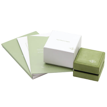 ヴァンクリーフアーペル Van Cleef & Arpels ビンテージ アルハンブラ VCARF48600 パールホワイトXホワイトゴールド K18WG マザーオブパール ピアス 750WG 18K